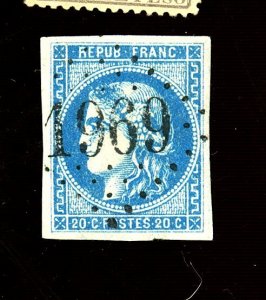 FRANCE #45 USED VF Cat $16