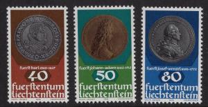 Liechtenstein  #654-656  1978  MNH  coins   2nd series