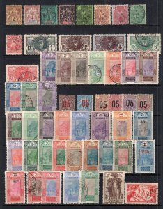 French Guinea 1892-1940 Selection 98 Stamps Mint-Used CV$110