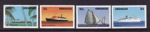 Grenada-Sc#1195-8-unused NH set-Ships-Boats-1984-