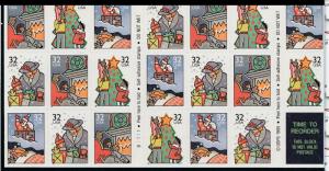 U.S. Scott #3116a Christmas Stamp - Mint NH Booklet of 20 Stamps