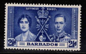 Barbados Scott 192 MNH** key Coronation stamp