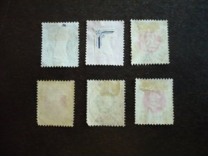 Stamps - Natal - Scott# 81,82,84,86,89,90 - Used Part Set of 6 Stamps