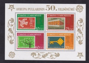 Turkey   #2985   MNH  2005  Europa 50th anniversary sheet Perforated