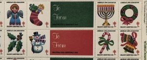 Christmas Seals from 1984 - Full MNH sheet