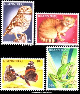 Luxembourg Scott 732-735 Mint never hinged.