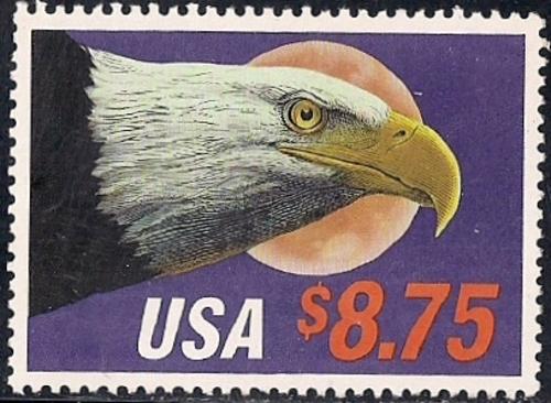 Dollar-Sign Stamps: Eagle, moon popular on early Express Mail stamps