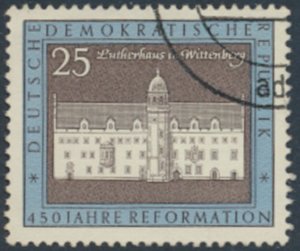 German Democratic Republic  SC# 961  Used  Reformation  see  details and scans 