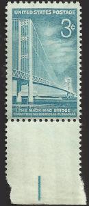 # 1109 MINT NEVER HINGED MACKINAC BRIDGE