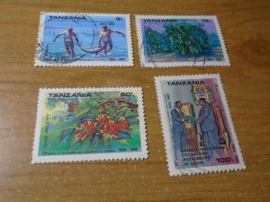 Tanzania  #  587A-89D  used