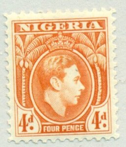 NIGERIA #59, Mint Hinged, Scott $32.50