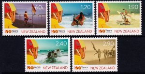 New Zealand 2010 Lifeguard Club Complete Mint MNH Set SC 2341-2345