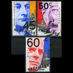 NETHERLANDS 1980 - Scott# 594-6 Famous Persons Set of 3 NH
