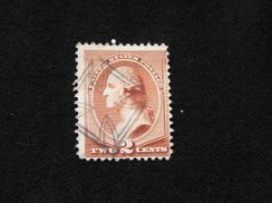 #210 US with Maltese Cross cancelation.