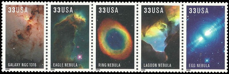 US - #3388a - MNH - Strip of 5 - SCV-3.25