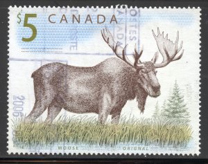 Canada Scott 1693 ULHR - 1996 $5 Moose Issue - SCV $2.00