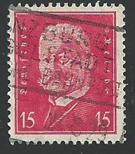 Germany #374, von Hindenburg, Used**-