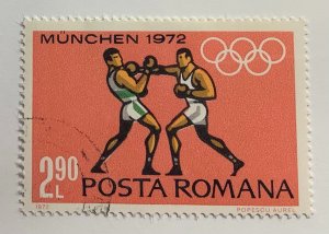Romania 1972 Scott 2325 CTO - 2.90 L, Boxing, Summer Olympic Games, Munich