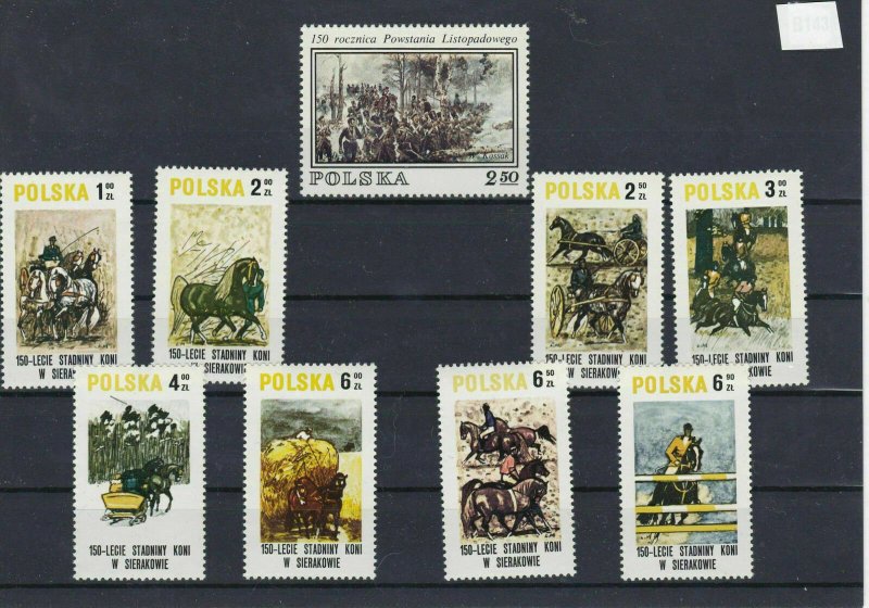 Polish Horses MNH Stamps Ref: R6948