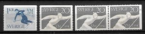 SWEDEN STAMPS, 1954, Sc.#462-463, MNH