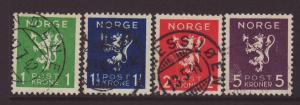 1940 Norway High Values F/U
