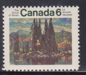Canada # 518, Painting - Isle of Spruce, Mint NH