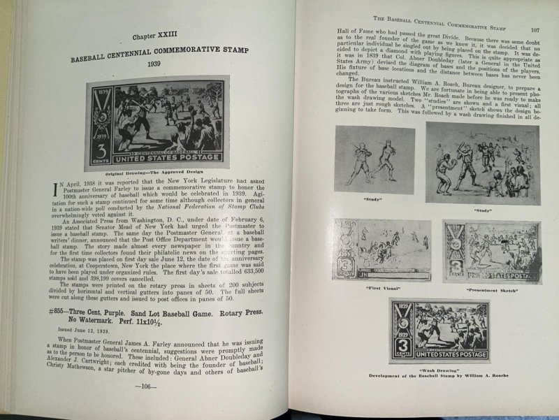 1947 MAX JOHL 2 VOLUME BOOK SET US COMMEMORATIVE STAMPS 20th CENTURY 1ST EDITION 