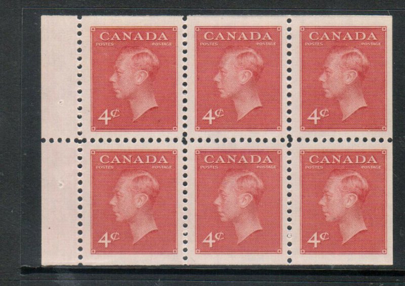 Canada #287b Very Fine+ Never Hinged Booklet Pane