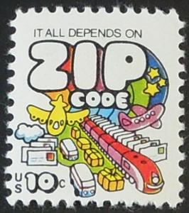 1974 10c Zip Code Scott 1511 Mint NH