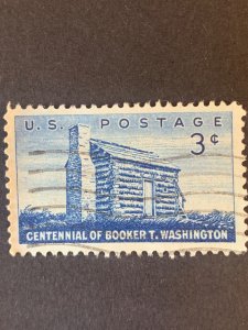Centennial of booker 3c stamp  ,  black cancelled postage used, refno:5015