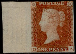 GB QV SG8, 1d red-brown, NH MINT. DA 