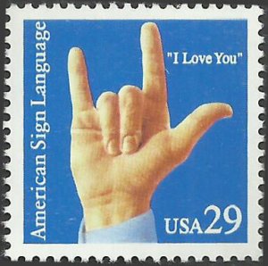 # 2784 MINT NEVER HINGED ( MNH ) SIGN LANGUAGE