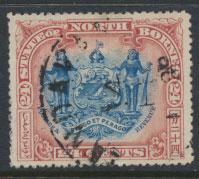 North Borneo SG 111b Used perf 15 see details corrected inscription see scans 