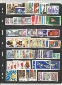 GERMANY COLLECTION ON STOCK SHEETS, BOTH MINT AN USED