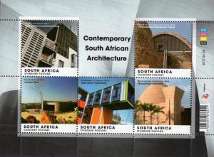 South Africa - 2017 Contemporary South African Architecture Sheet MNH**