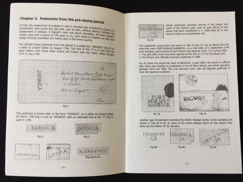 Jamaica Postmarks Illustrated Stamp Guide 2002 (44 Pages) AB167