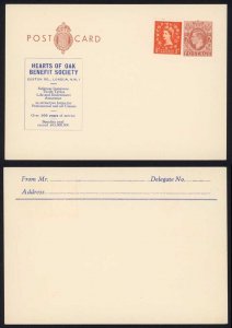 CS129 KGVI 2d Brown Postcard Stamped to Order Issue size G