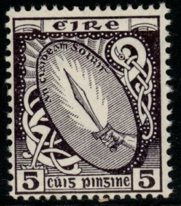 IRELAND SG78 1923 5d DEEP VIOLET MTD MINT 