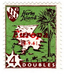 (I.B) Cinderella Collection : Herm Island 4d (Europa 1961)