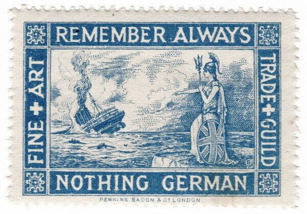 (I.B) Cinderella : Great War Propaganda Nothing German (Lusitania)
