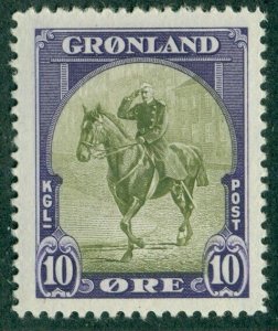 GREENLAND #13, Mint Never Hinged, Scott $36.00