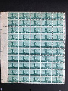 1959 sheet, Oregon Statehood Sc# 1124