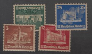 Germany SC B68a-68d Mint 68c corner missing F-VF SCV$116.00...Popular!