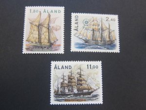 Aland Finland 1988 Sc 31-33 set MNH