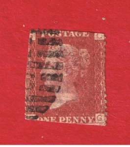 Great Britain #33 F-VF used  Queen Victoria  P#149  Free S/H