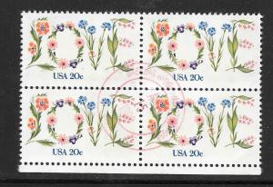 #1951 Used Block of 4.