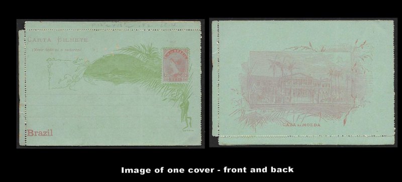 BRAZIL (115+ Pcs) Very Old Postal Stationery Collection c1880s to 1930s