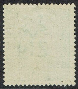 NEW ZEALAND 1926 KGV ADMIRAL 2/- DEEP BLUE