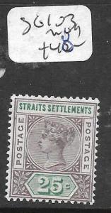 MALAYA STRAITS SETTLEMENTS (PP1201B) QV 25C  SG 103    MOG  