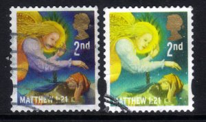 GB 2011 QE2 2nd Christmas Error missing colour SG 3242 ( H1233 )